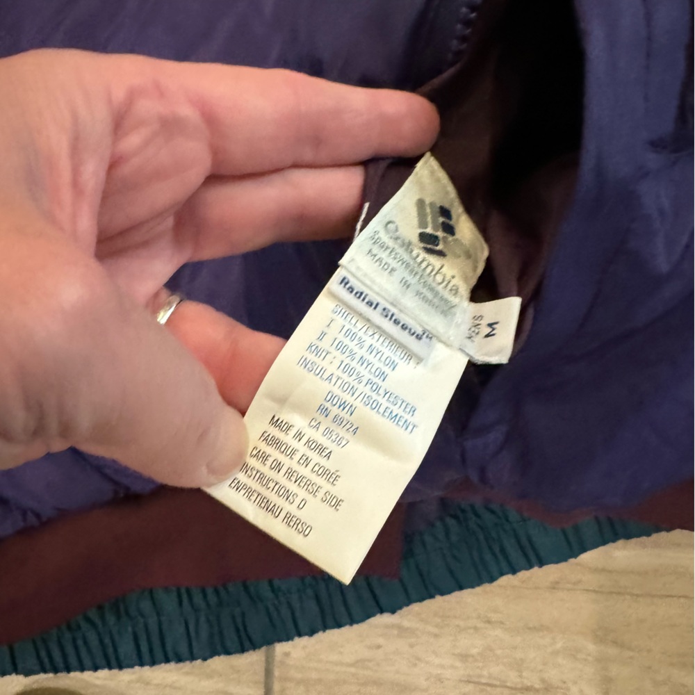 🦋Vintage 90s Columbia Men’s Whirlibird Convertible Windbreaker & Ski Jacket🦋 - Picture 12 of 16